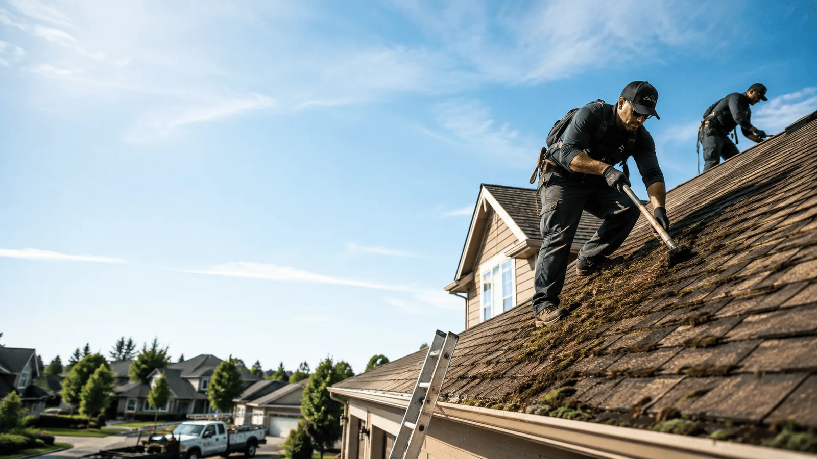 Roof Moss Removal in Mecca, IN near me